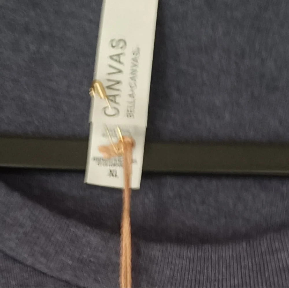 Blue Upcycled Graphic Long Sleeve Shirt - Picture 4 of 9